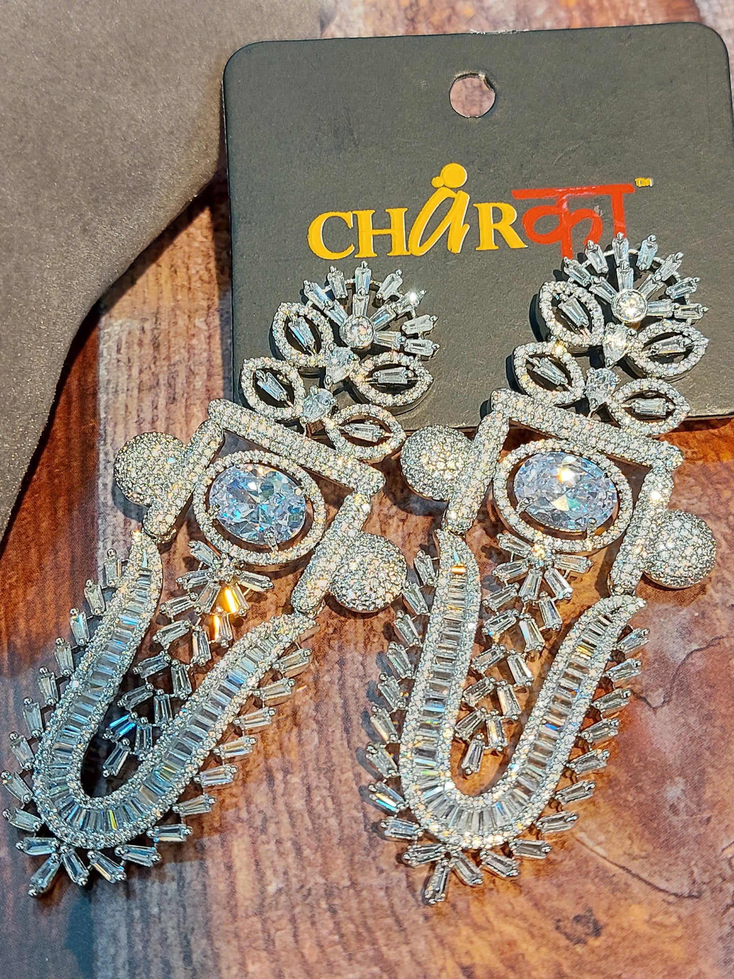 Latest Silver Colour Jhumka Design Earrings  T4 Jewels